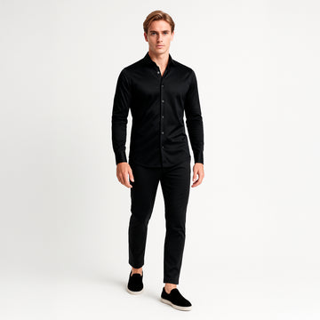 Onyx Zwart Formeel Overhemd