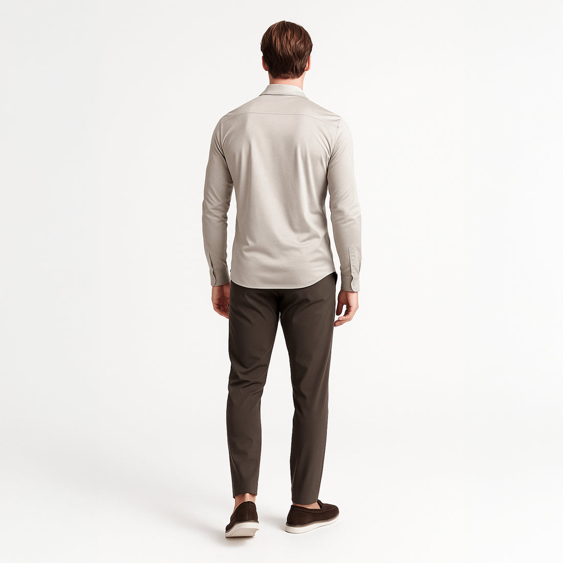 Sandstone Beige Formeel Overhemd