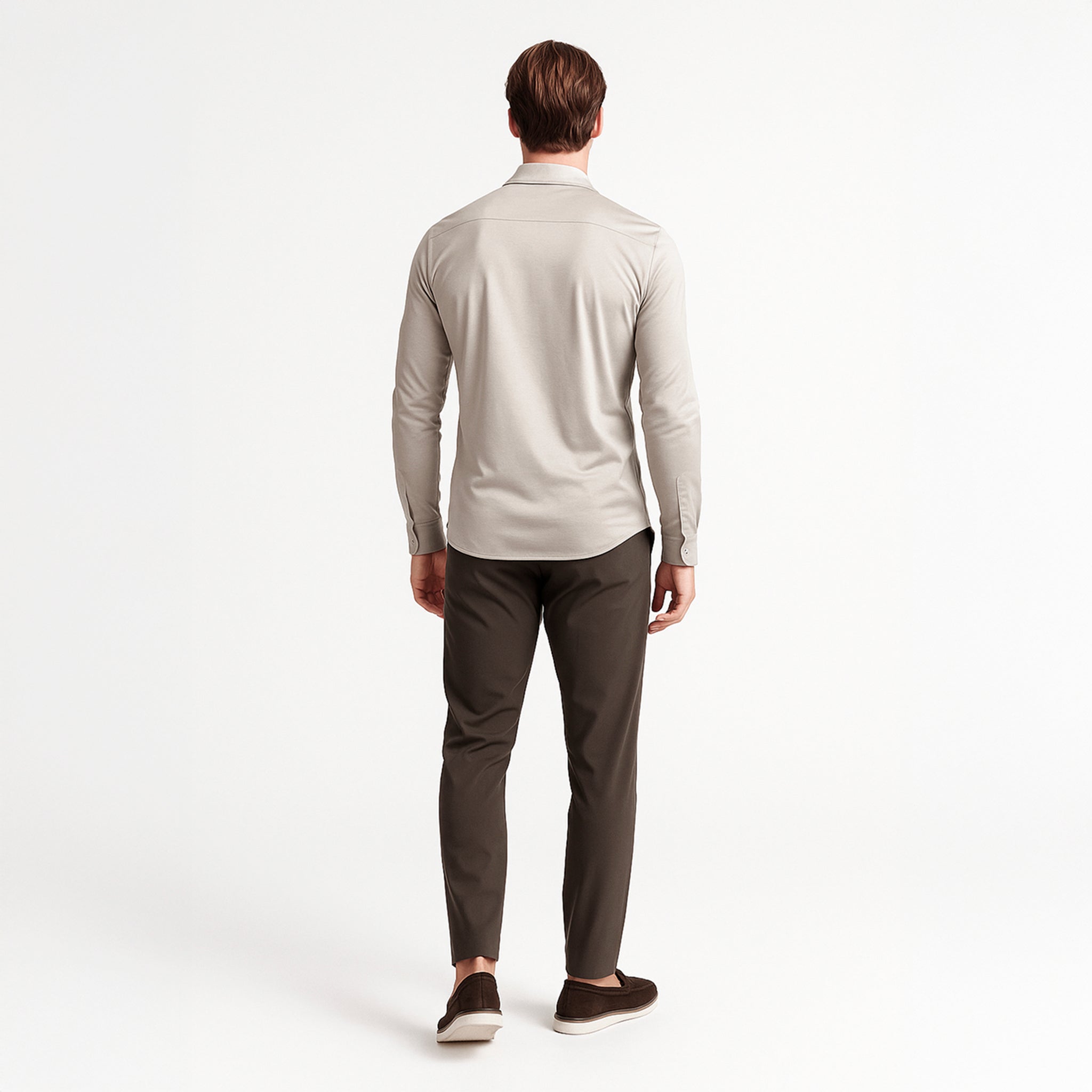 Sandstone Beige Formeel Overhemd